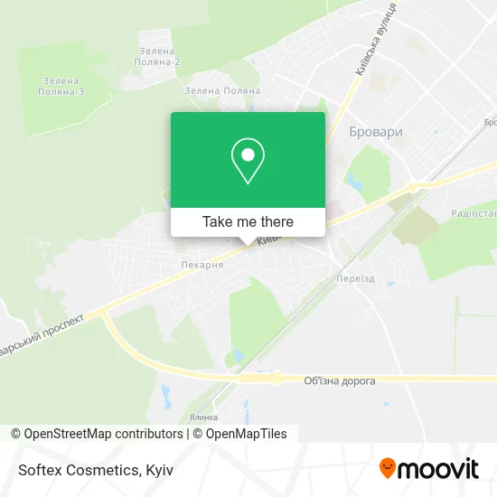 Softex Cosmetics map