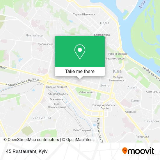 45 Restaurant map