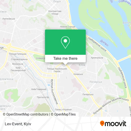 Lev-Event map