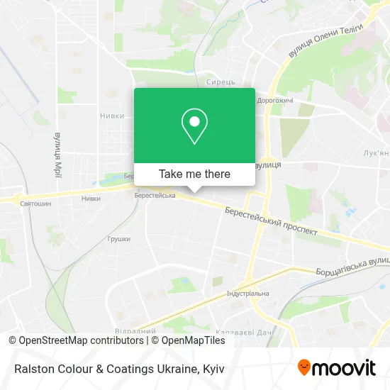 Ralston Colour & Coatings Ukraine map