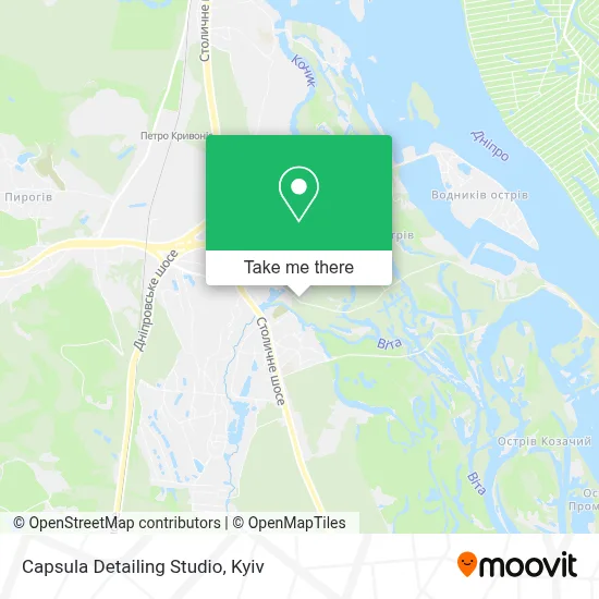 Capsula Detailing Studio map