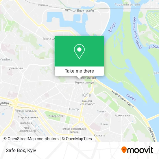 Safe Box map