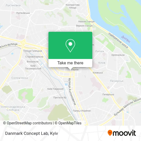 Danmark Concept Lab map