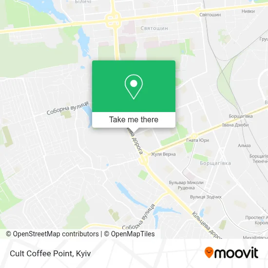 Cult Coffee Point map