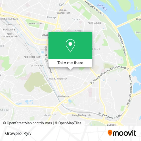 Growpro map