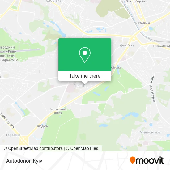 Autodonor map
