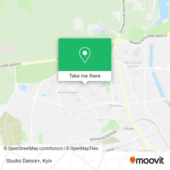 Studio Dance+ map