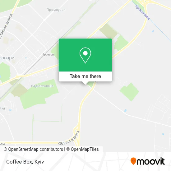 Coffee Box map