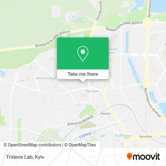 Tridens Lab map