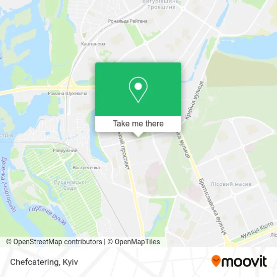 Chefcatering map