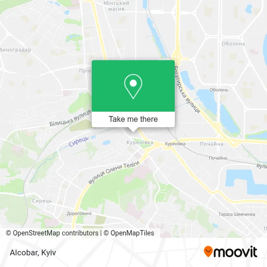 Alcobar map