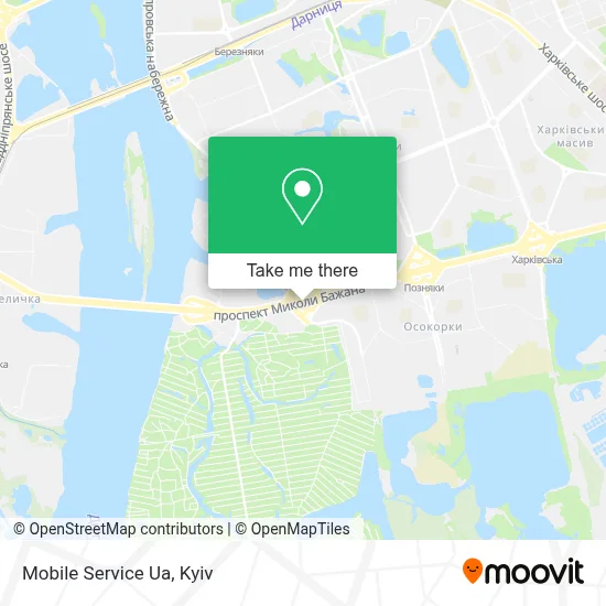 Mobile Service Ua map