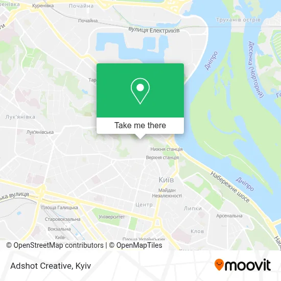 Adshot Creative map