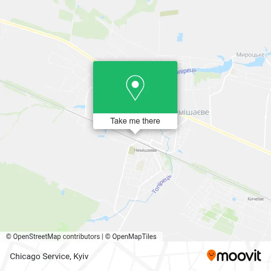 Chicago Service map