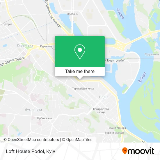 Loft House Podol map
