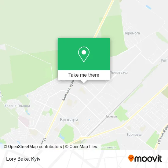 Lory Bake map