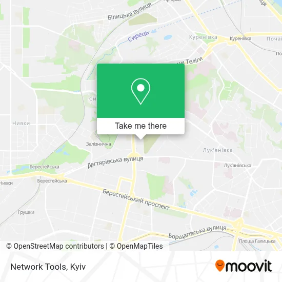 Network Tools map