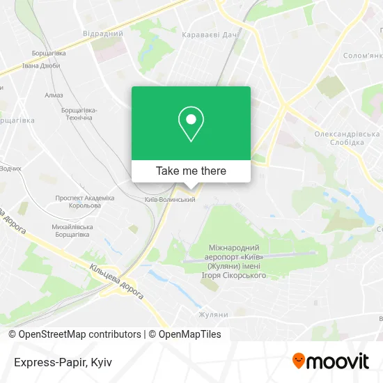 Express-Papir map