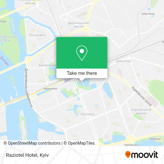 Raziotel Hotel map