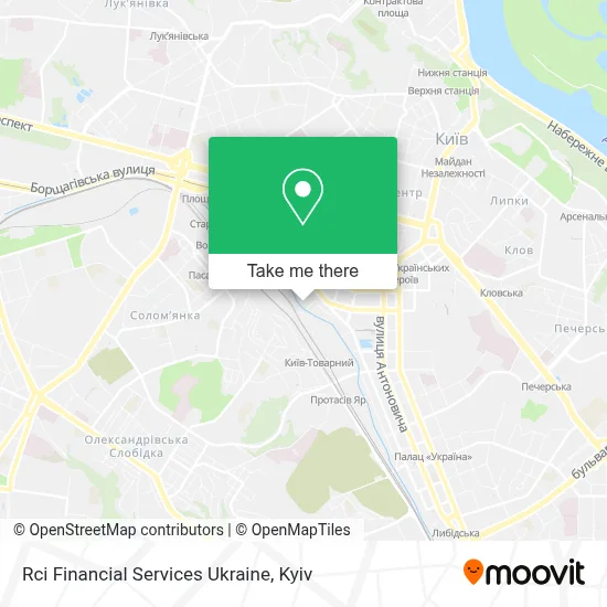 Rci Financial Services Ukraine map