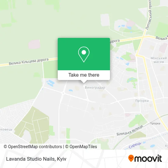 Lavanda Studio Nails map