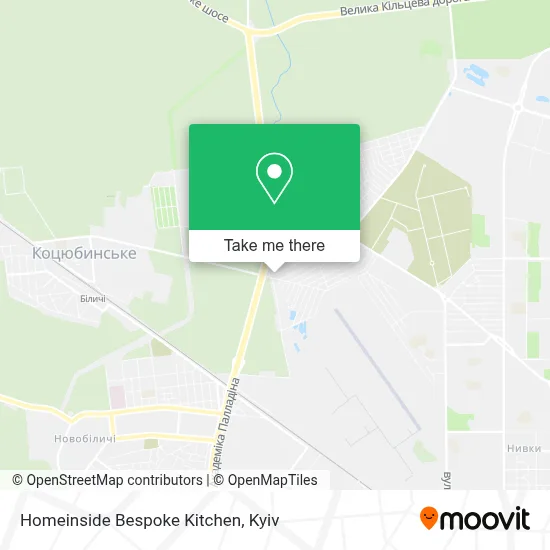 Homeinside Bespoke Kitchen map