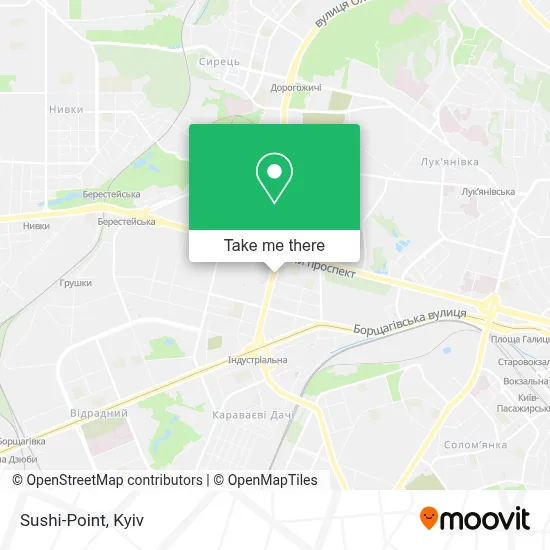 Sushi-Point map