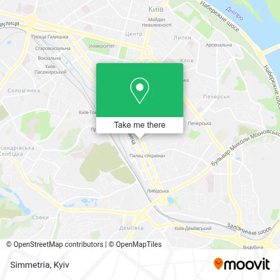 Simmetria map