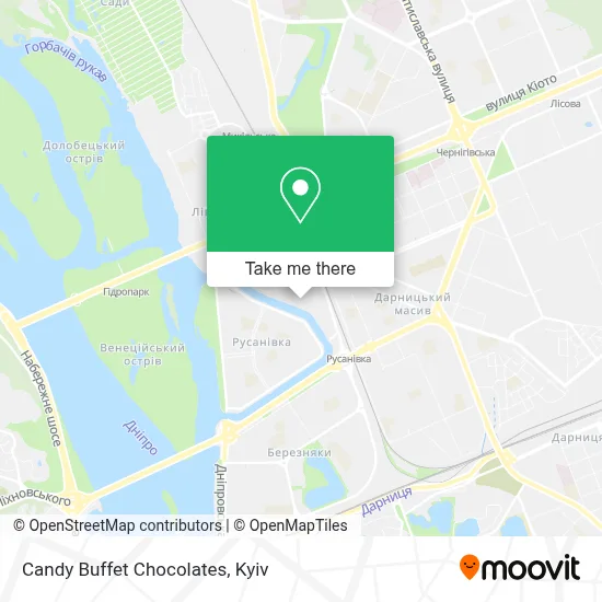 Candy Buffet Chocolates map
