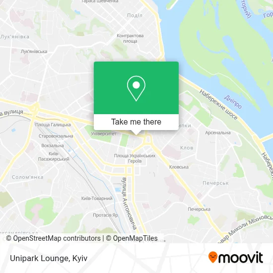 Unipark Lounge map