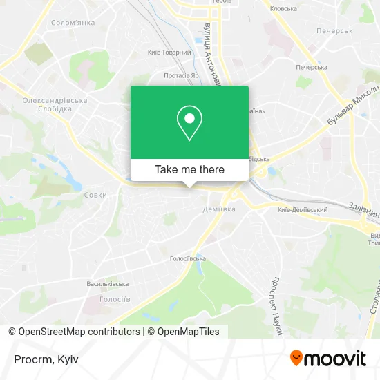 Procrm map
