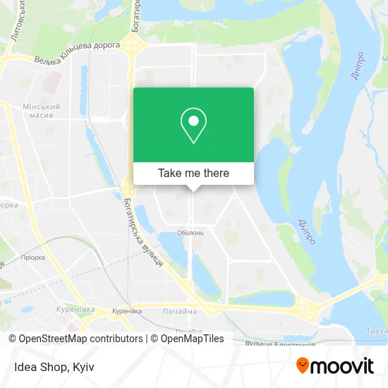 Idea Shop map