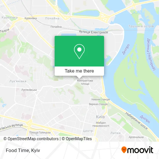 Food Time map