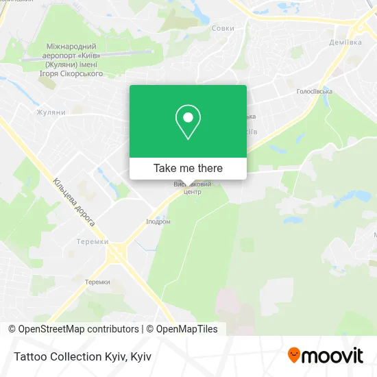 Tattoo Collection Kyiv map