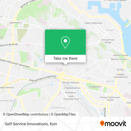 Self-Service Innovations map