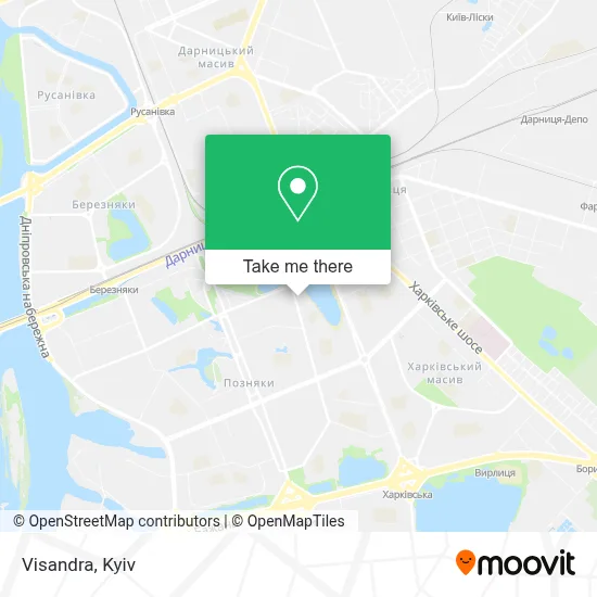 Visandra map