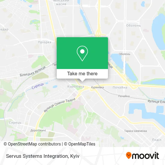 Servus Systems Integration map