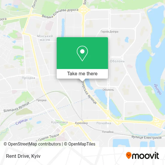 Rent Drive map