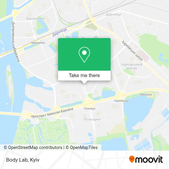 Body Lab map