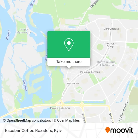 Escobar Coffee Roasters map