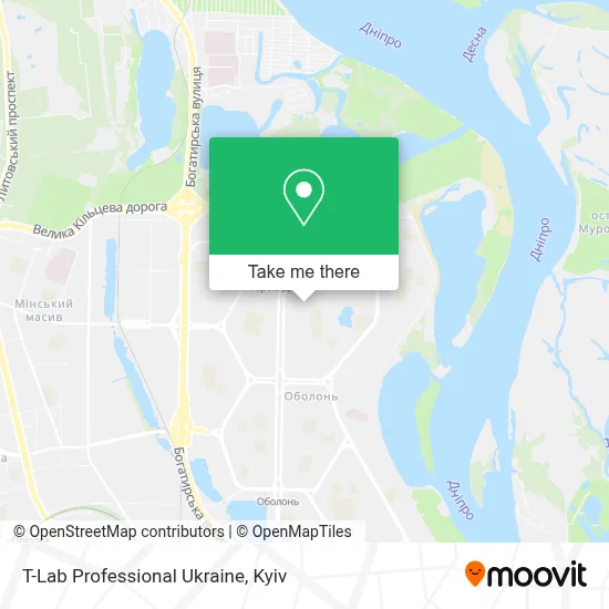 T-Lab Professional Ukraine map