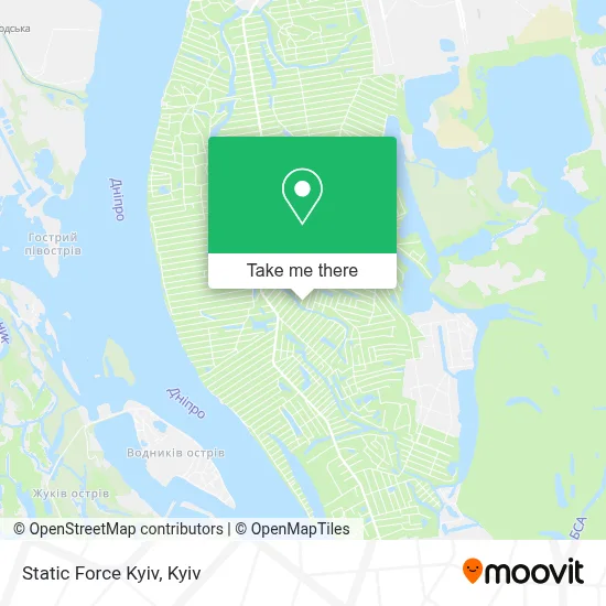 Static Force Kyiv map