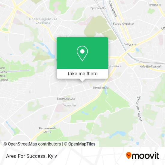 Area For Success map