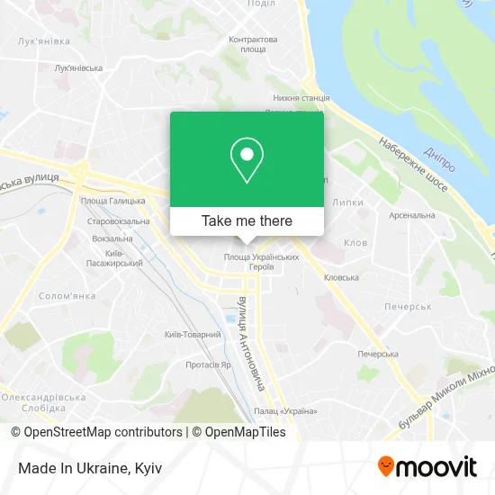 Made In Ukraine map