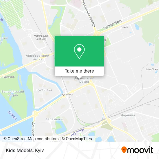 Kids Models map