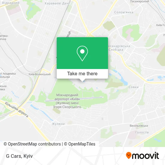 G Cars map