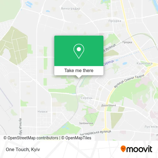 One Touch map