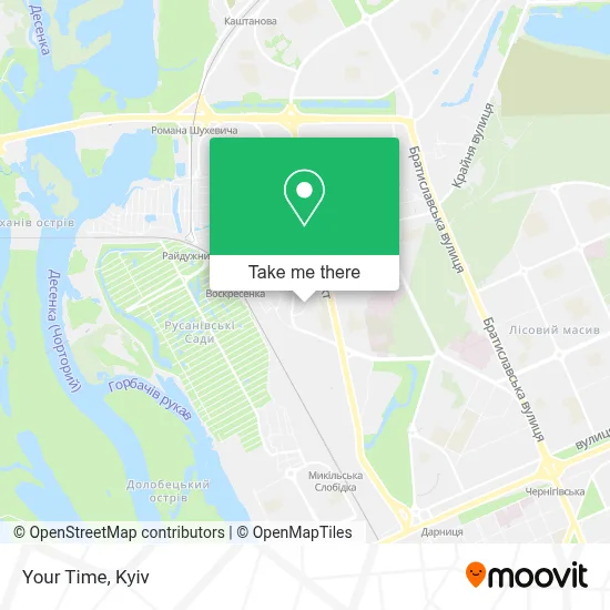 Your Time map