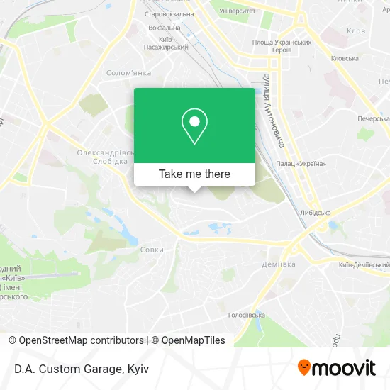 D.A. Custom Garage map