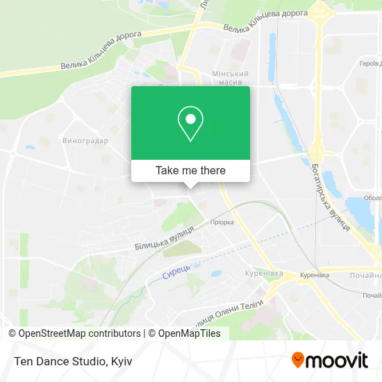 Ten Dance Studio map